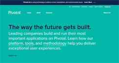 Desktop Screenshot of pivotal.io