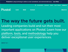 Tablet Screenshot of pivotal.io